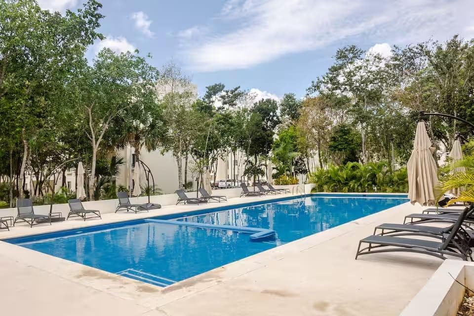 2-Bedroom Unfurnished Apartment for Rent | Sak Ya Playa del Carmen | Move-In Ready