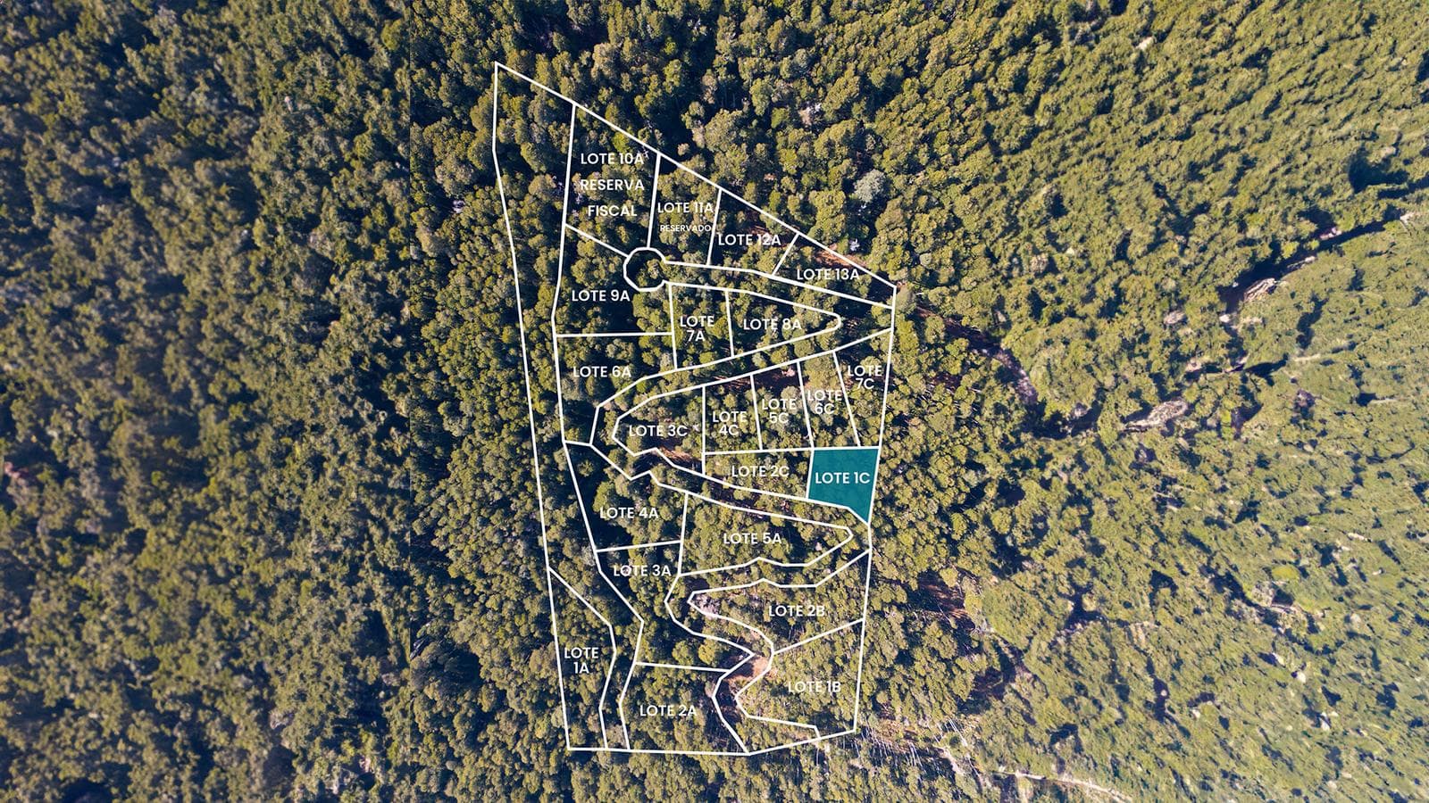 FOR SALE: UF 1C lot, suitable for 2 UF, 2,032 m², with a lake view in the exclusive COTA MIL neighborhood