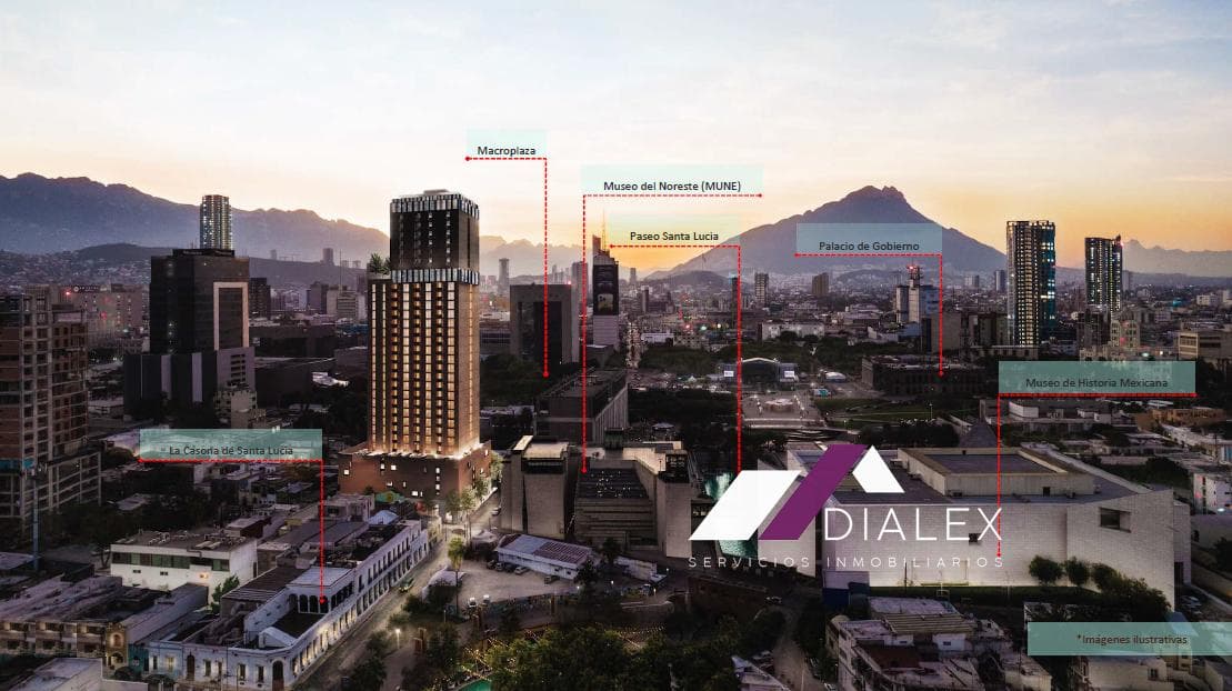 FOR SALE: Apartments in PASEO SANTA LUCIA, Museum District, DOWNTOWN MONTERREY