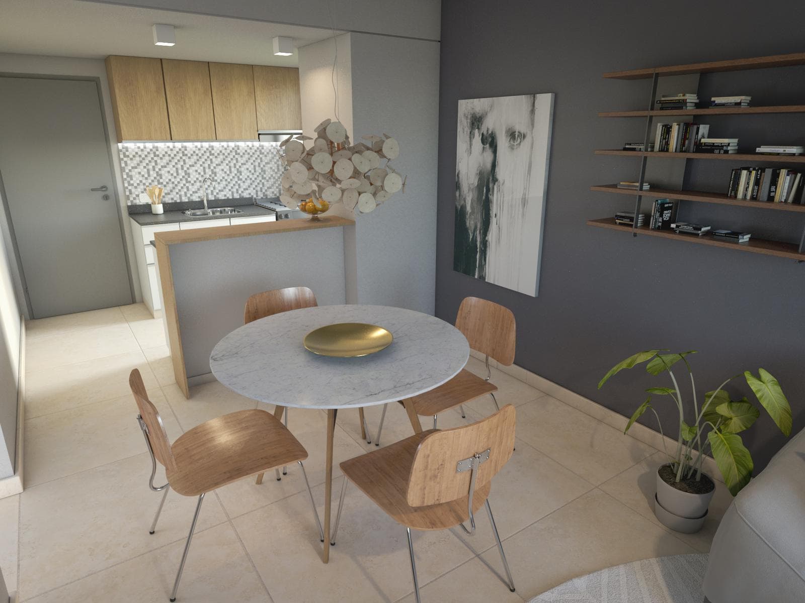 Apartment on Junín Street in the 800s—Al Pozo