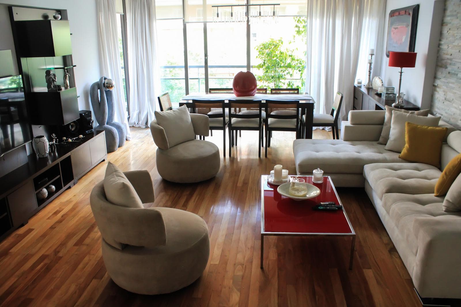 4-room furnished apartment for rent with a garage in Puerto Madero!!! In impeccable condition