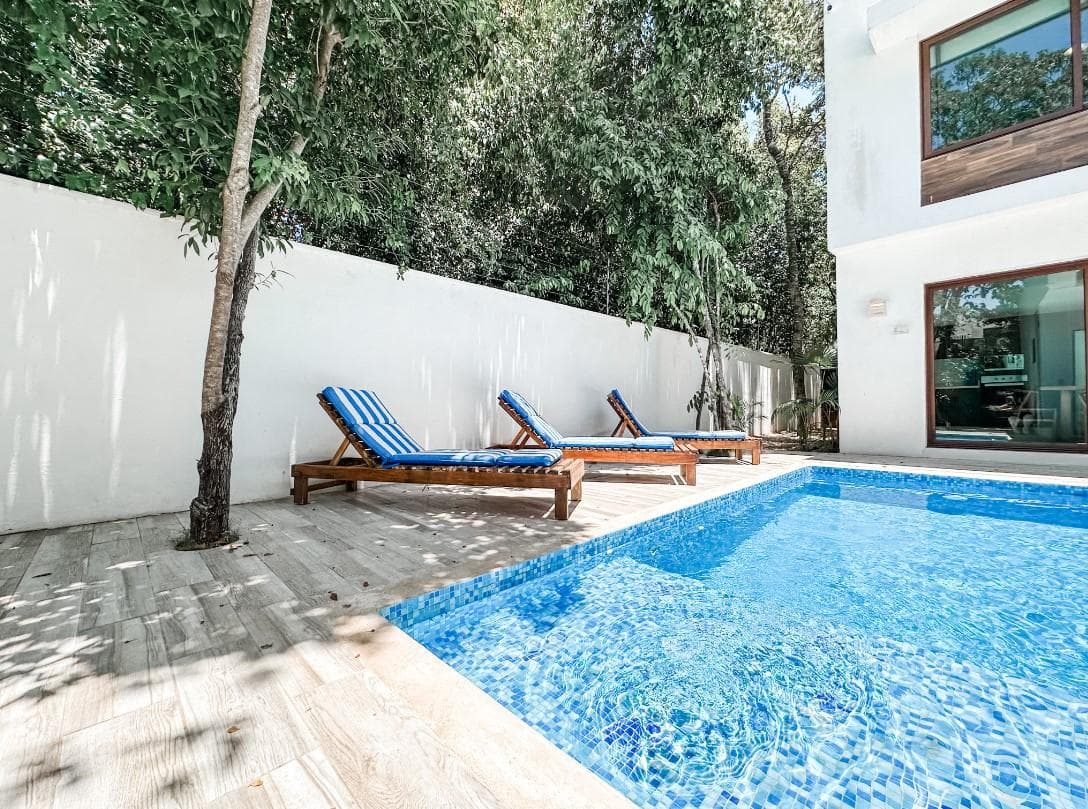 VILLA ALDEA ZAMA - Luxury 4-Bedroom Home with Private Garden and Pool - Aldea Zama Tulum