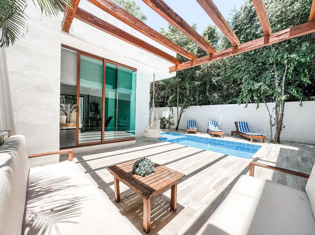 VILLA ALDEA ZAMA - Luxury 4-Bedroom Home with Private Garden and Pool - Aldea Zama Tulum