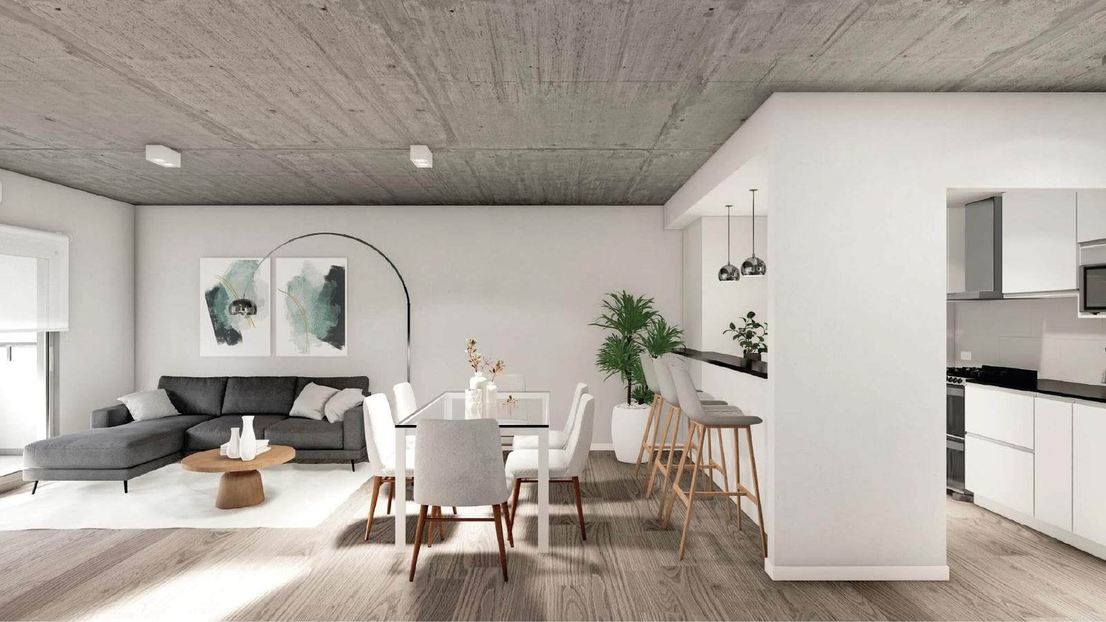 FOR SALE - 1-bedroom apartment with a balcony facing the street - San Lorenzo.