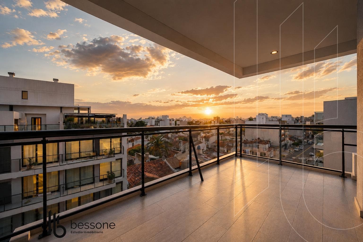 Apartment in Chauvin with a private terrace, garage, and storage room