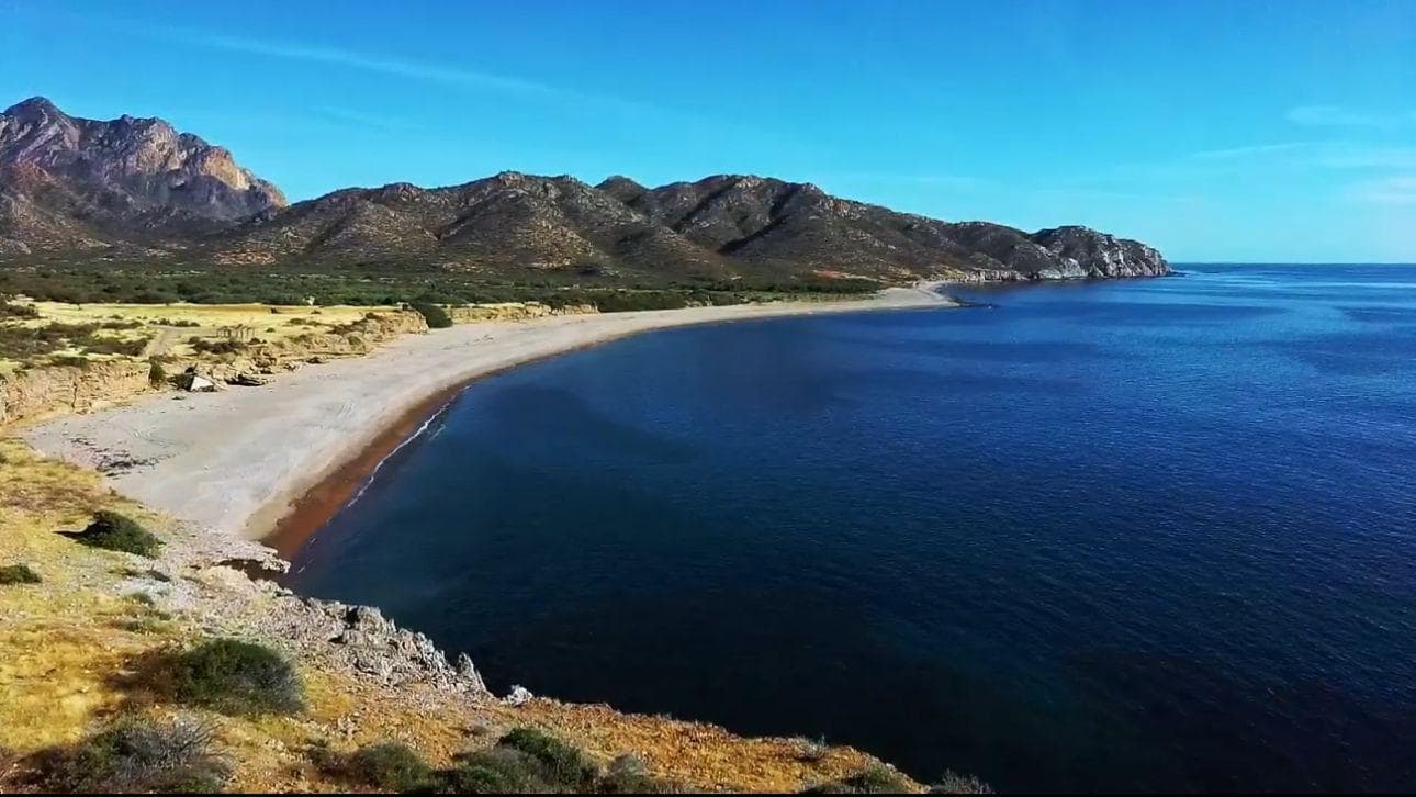 Land with a private beach for sale in San Carlos, Sonora.