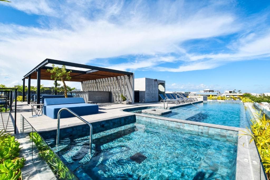 VOLTA—Modern 2-Bedroom Apartment with Terrace and Ocean View—Playa del Carmen