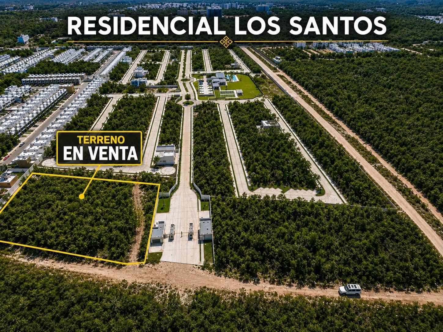 COMMERCIAL LOT FOR SALE IN CANCÚN ON AV. CHAC MOOL