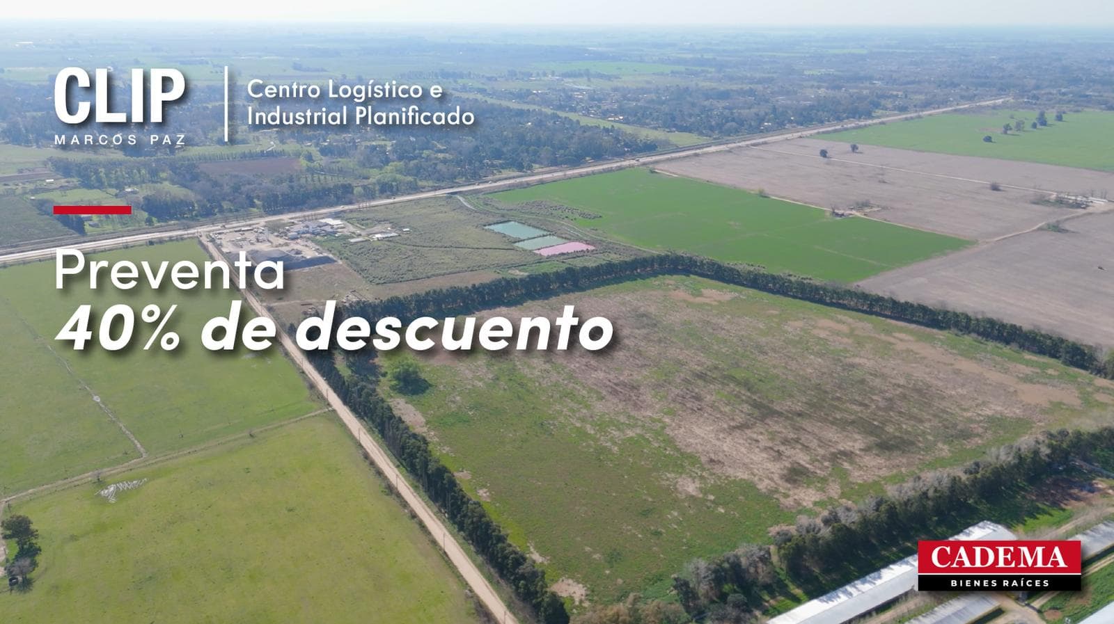 Industrial Lots for Sale in CLIP Marcos Paz. Exclusive industrial zone. Lots of 5,950 m²