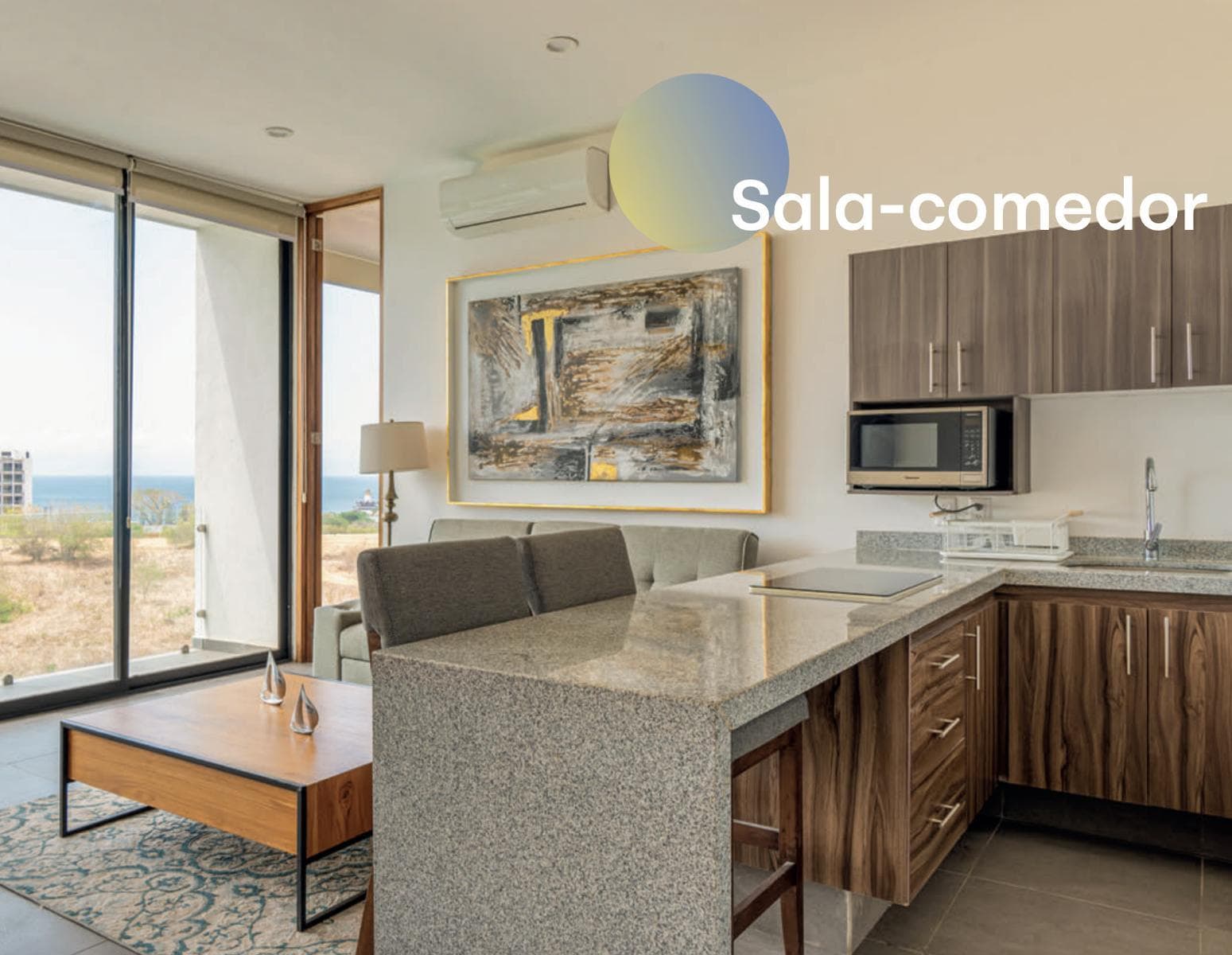 2-Bedroom Apartments for Sale (No. 3) with Access to Playa Vista Bahía in La Cruz de Huanacaxtle