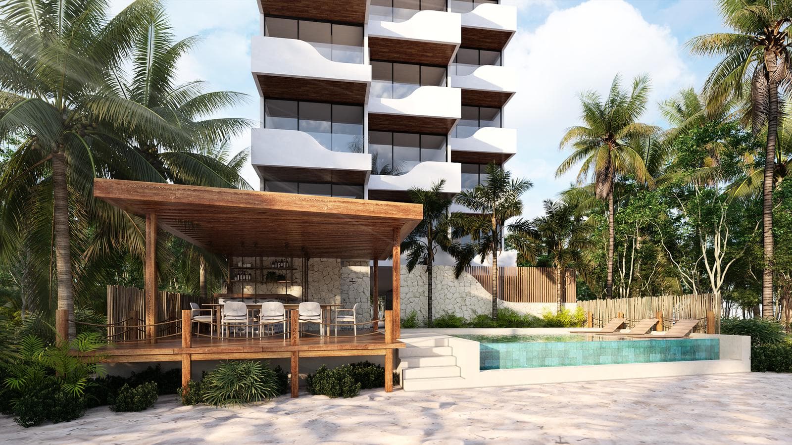 Beachfront Apartment for Sale in Telchac Puerto