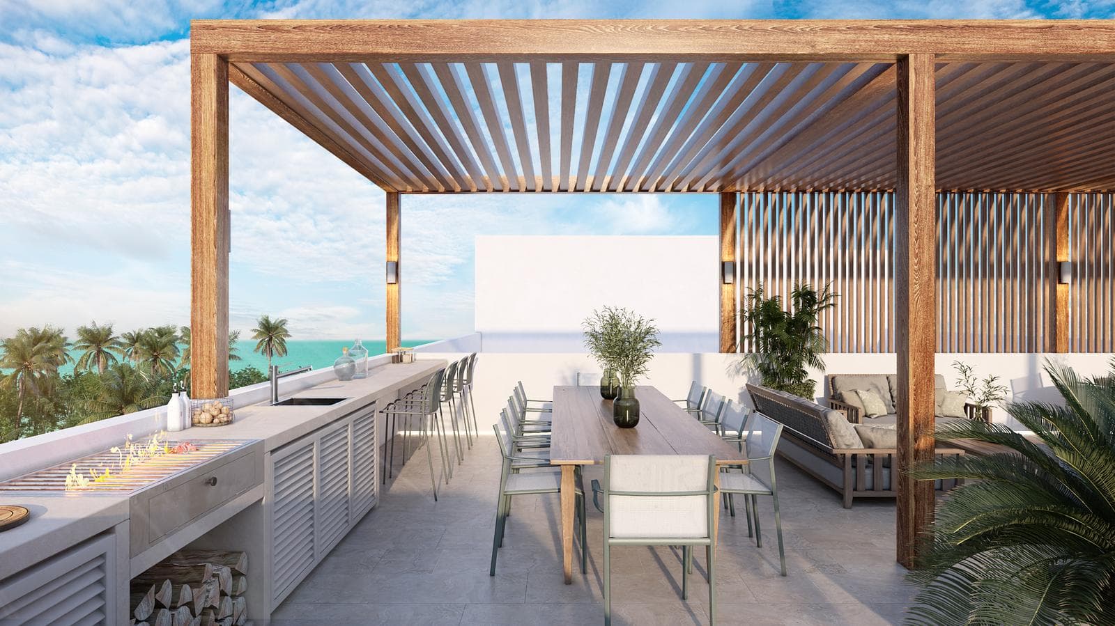 Beachfront Apartment for Sale in Telchac Puerto