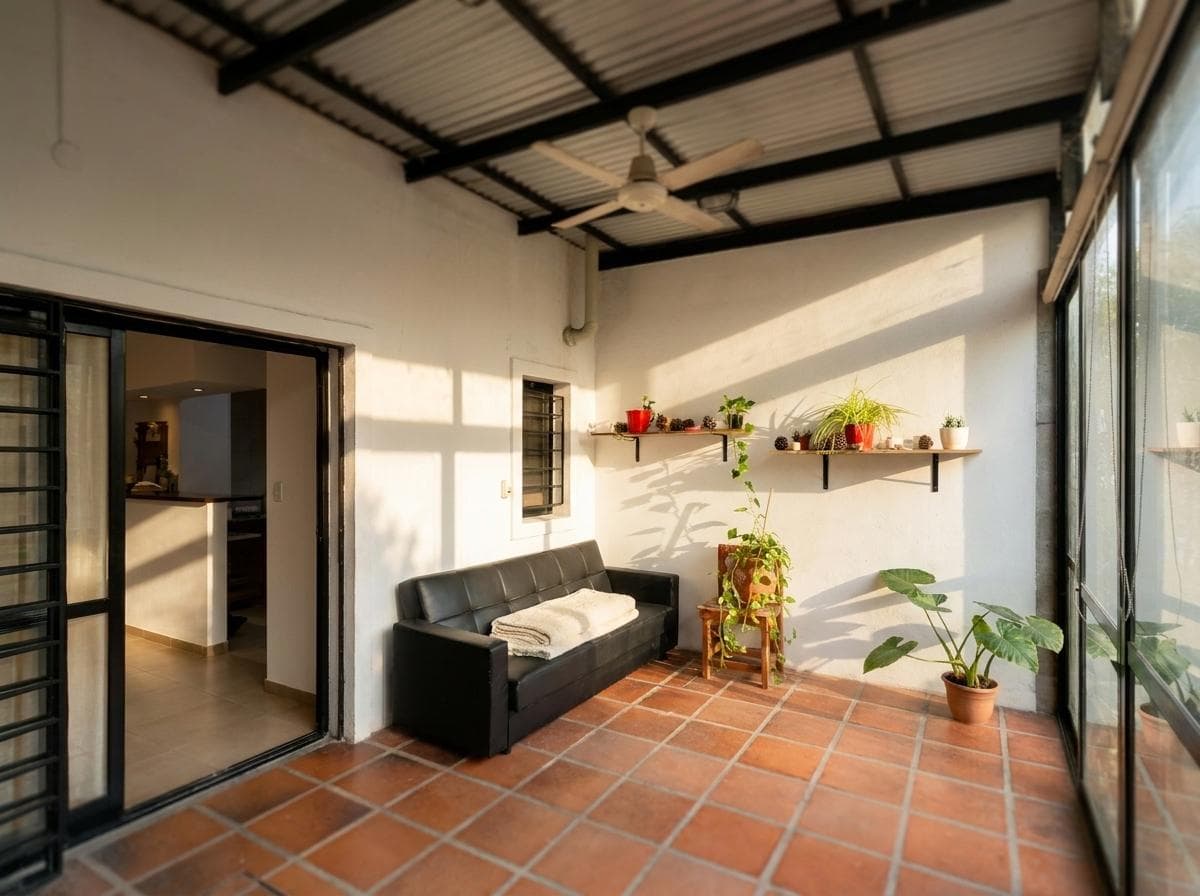 House for sale in City Bell: 10 and 474. It has 2 bedrooms and a yard.