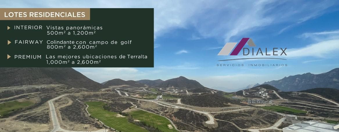 LAND FOR SALE IN THE Club de Golf Terralta RESIDENTIAL COMPLEX, starting at 600 m²