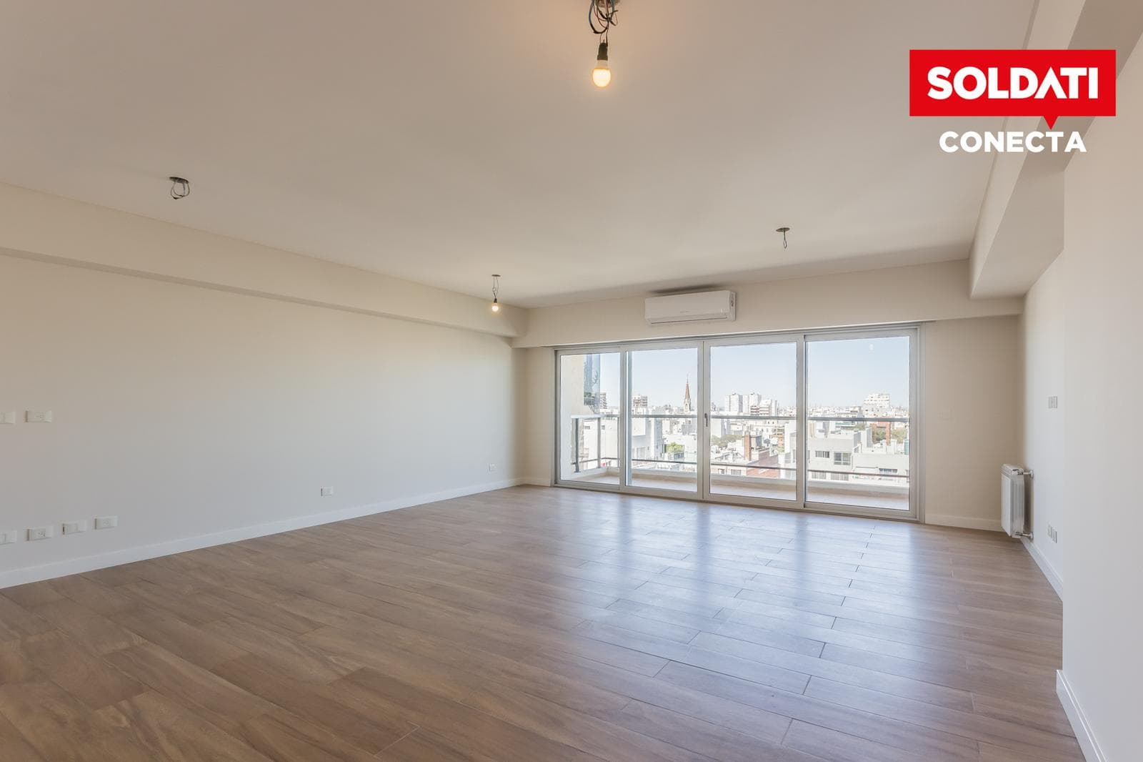 4-room apartment for sale in Caballito with a balcony—10th floor, rear-facing