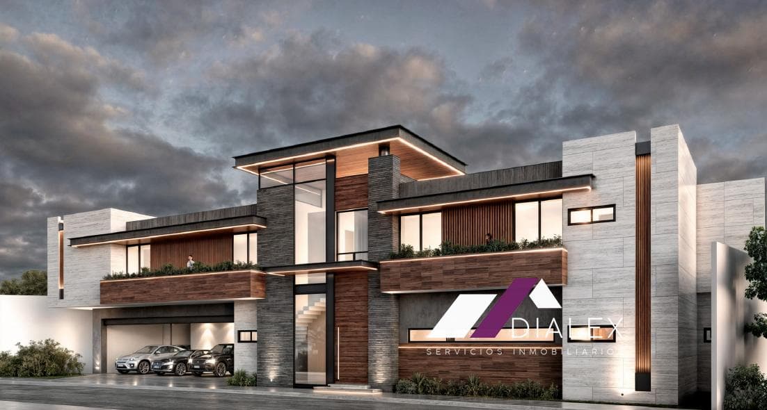 House for SALE, 1,029 M2, on a CORNER LOT—SIERRA ALTA Subdivision on the NATIONAL HIGHWAY in MONTERREY
