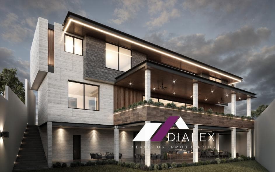 House for SALE, 1,029 M2, on a CORNER LOT—SIERRA ALTA Subdivision on the NATIONAL HIGHWAY in MONTERREY