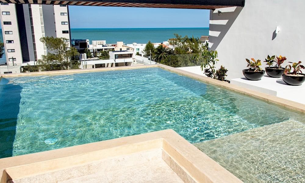 Apartment for sale 100 meters from the ocean in Progreso