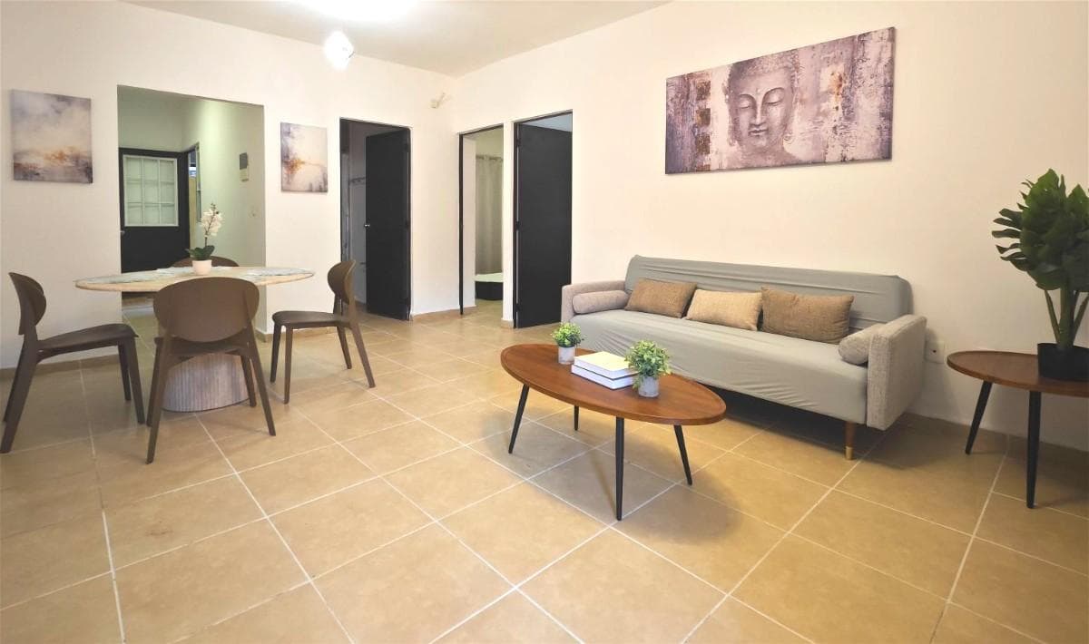 CORNER APARTMENT FOR RENT IN PLAYA DEL CARMEN