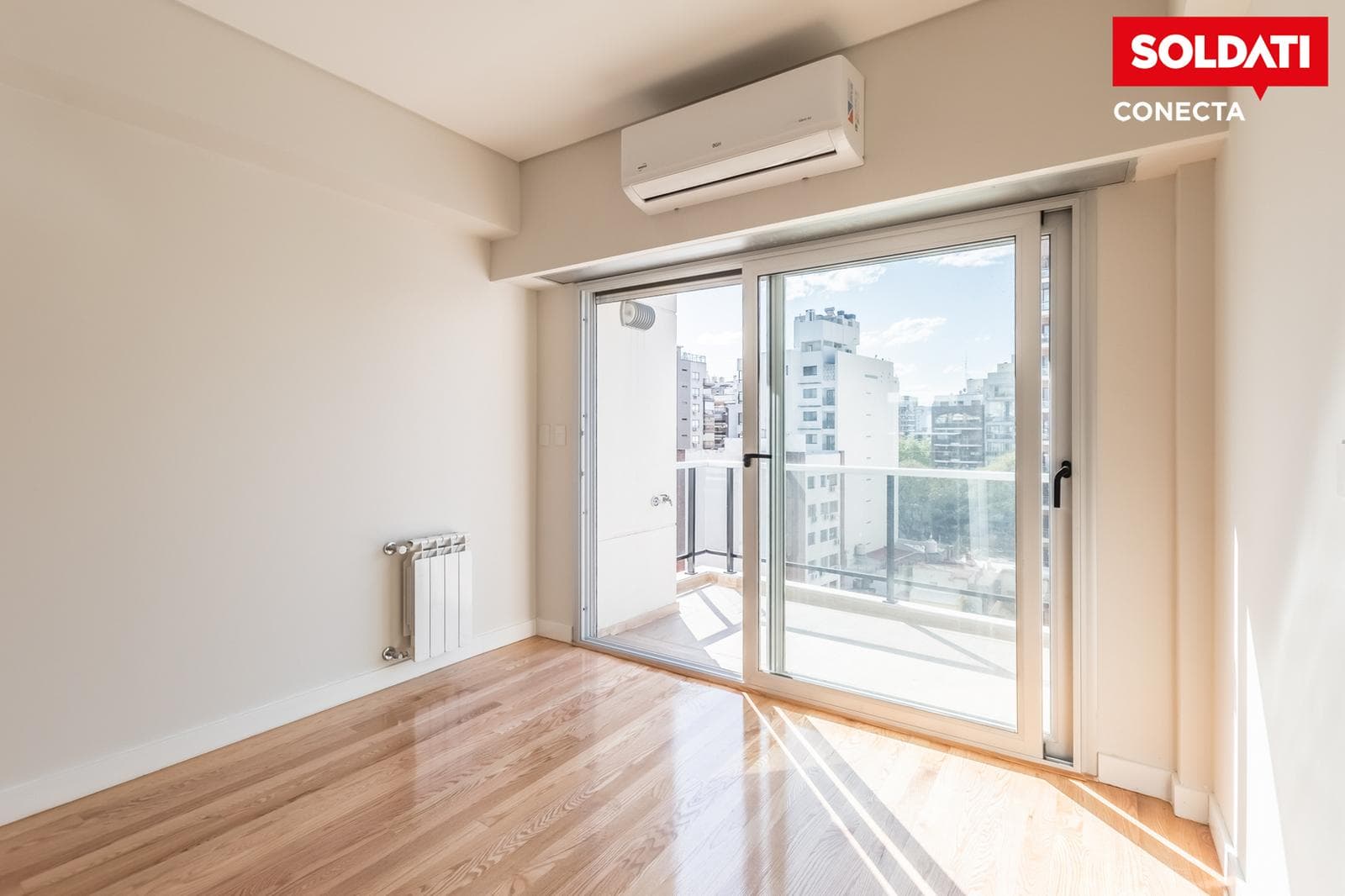 2-room apartment for sale on the 7th floor, with an uncovered parking space and a balcony, featuring amenities in Caballito