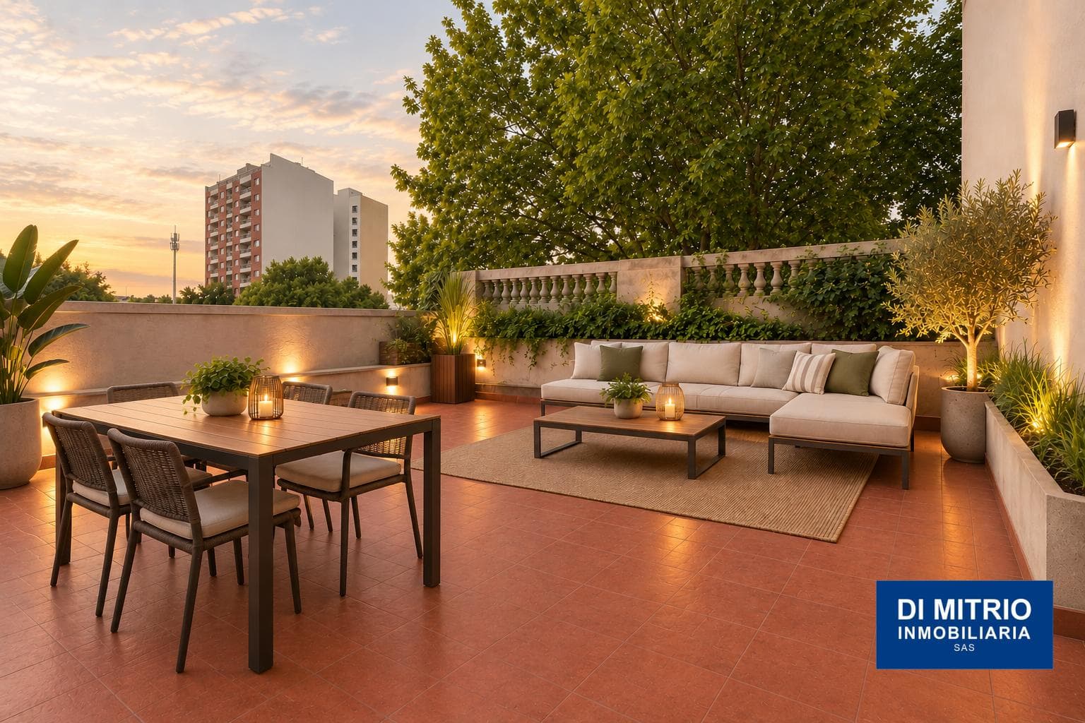Barracas, 10-room PH with terrace; financing available