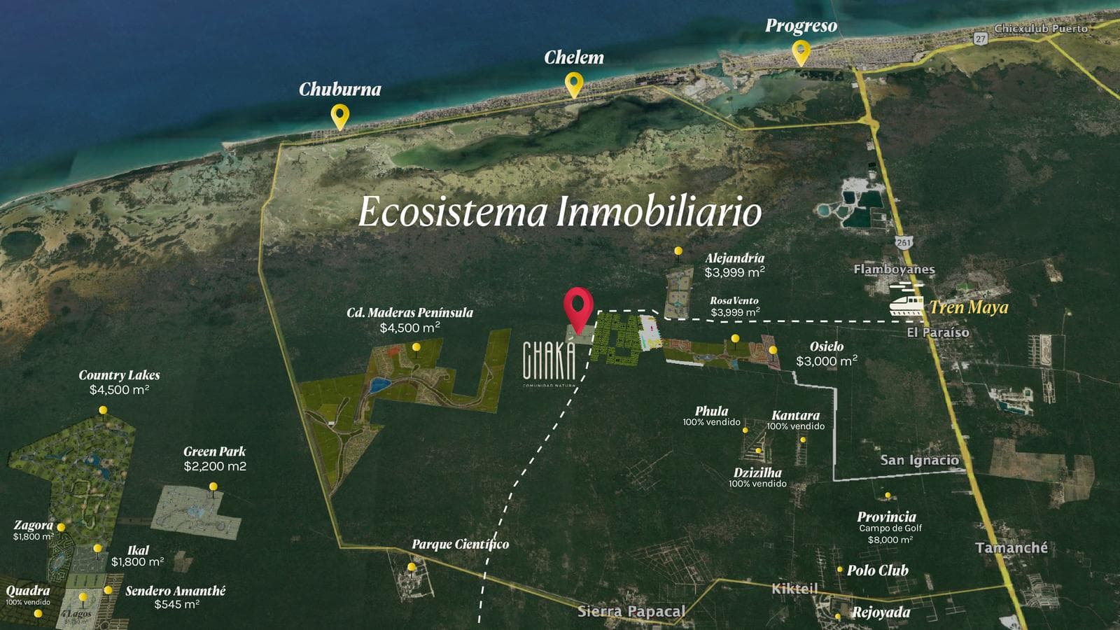 Land for Sale in Progreso, Mérida