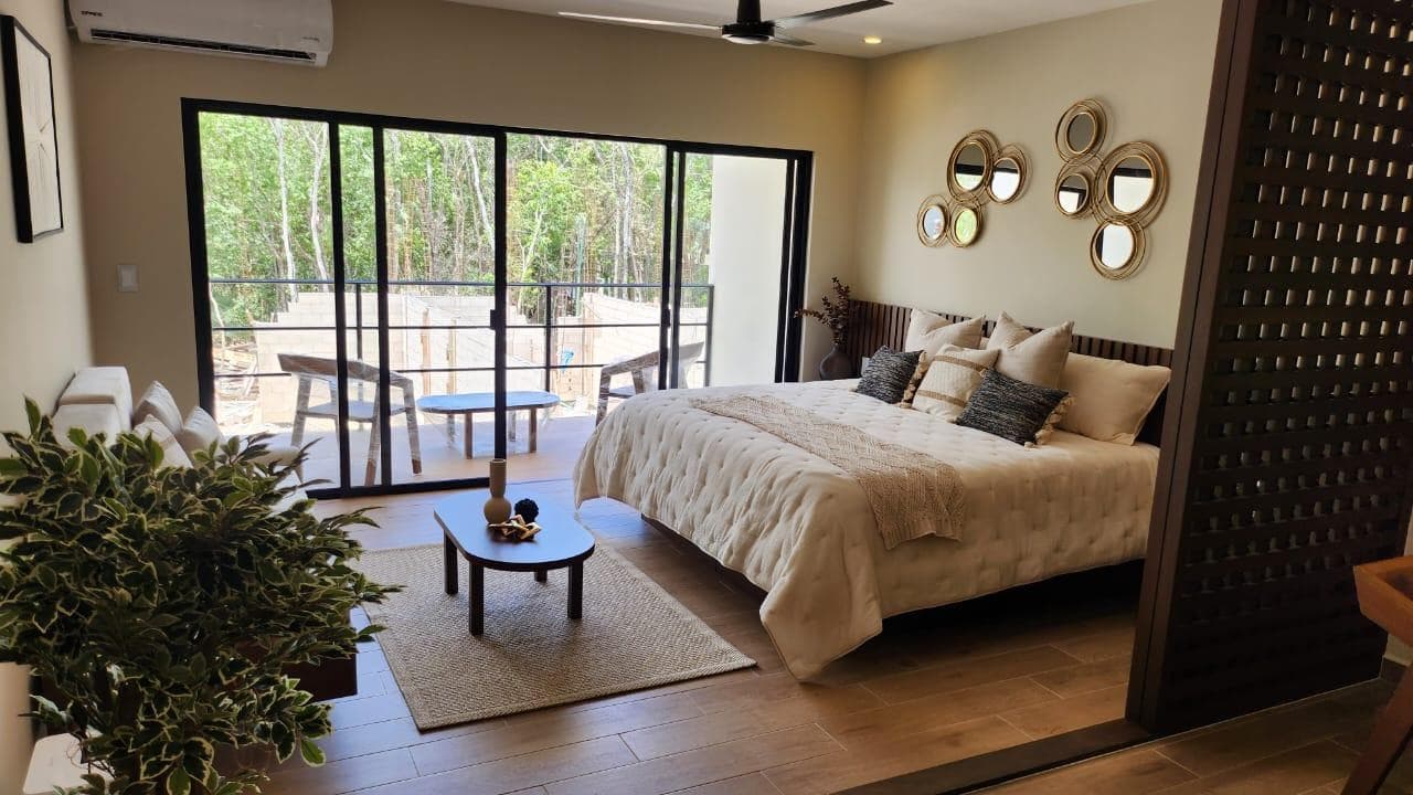 Apartment for sale with a balcony in Tulum