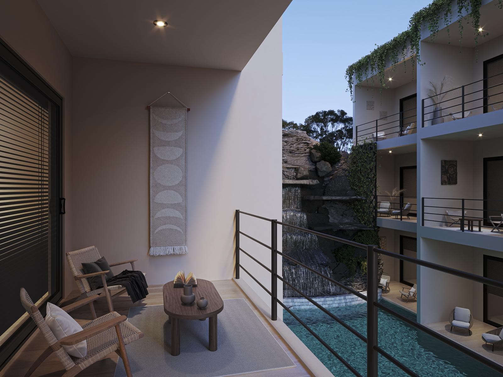 Apartment for sale with a balcony in Tulum