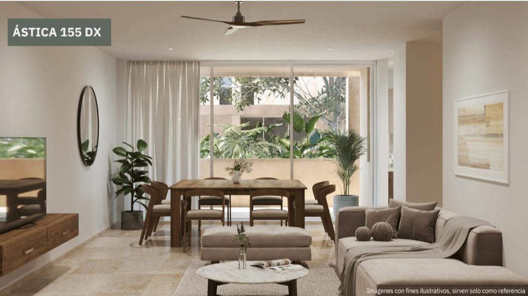 Duplex-style apartment for sale in Mérida