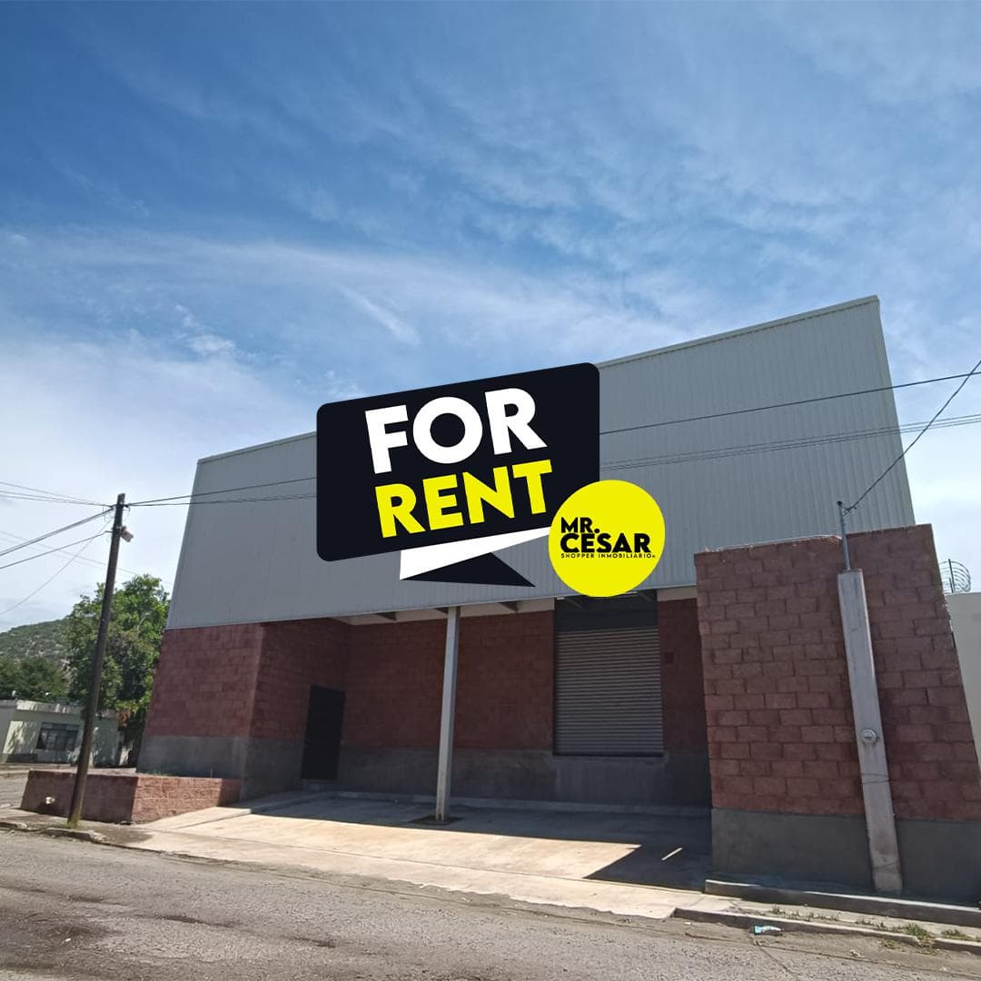 Warehouse for rent in the southern part of the Pedregal de la Villa neighborhood.