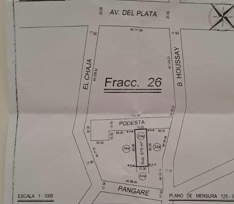 675-meter lot with good elevation and tree cover