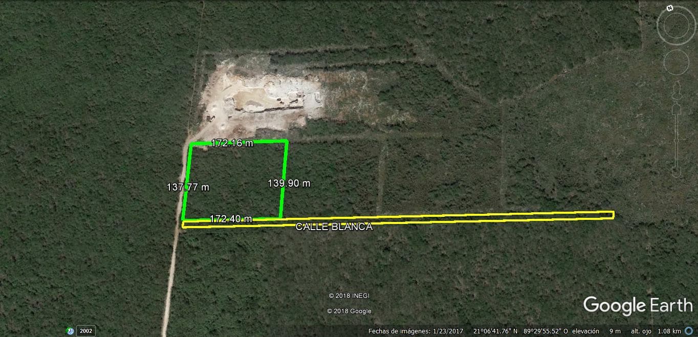 2.3-hectare lot for sale in Mérida