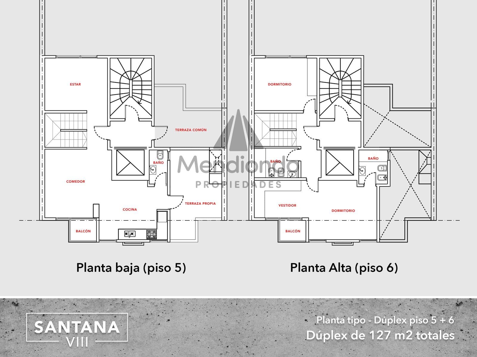 4-bedroom duplex DOUBLE GARAGE - Two balconies and a private terrace with a grill - Aldrey / Chauvín area