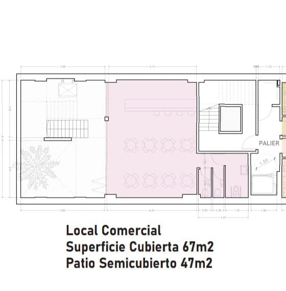 Palermo - Commercial Space for Sale: 107 m² Suitable for Various Uses! Multi-Level Layout and Patio Financing Available!