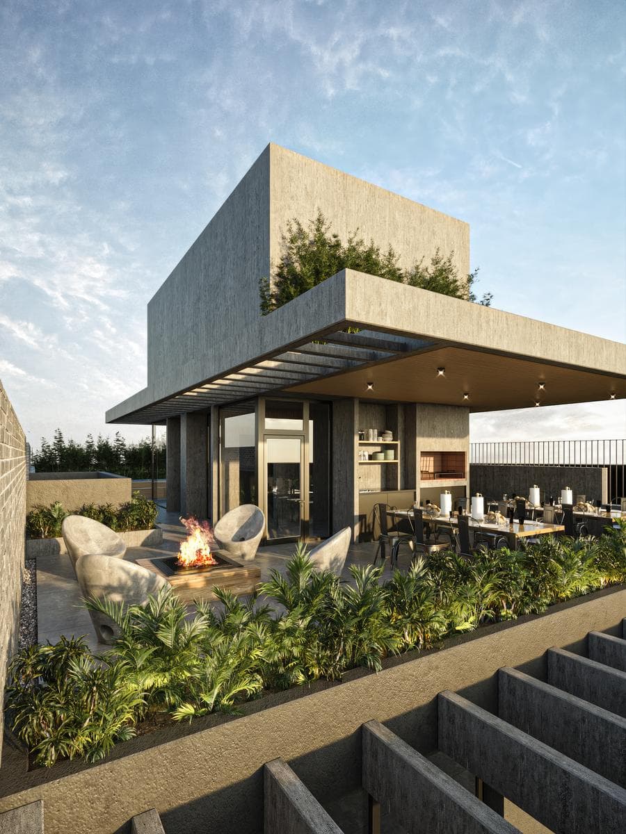 Departamento de 3 dormitorios con piscina, gimnasio y coworking