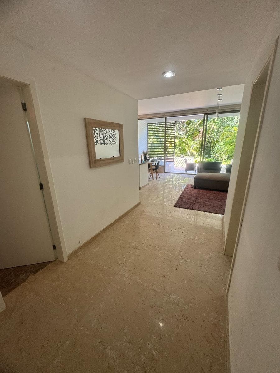 FURNISHED APARTMENT FOR SALE AT TULUM COUNTRY CLUB WITH A JACUZZI