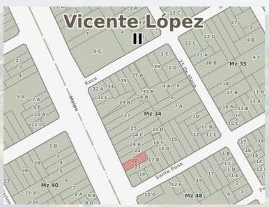 Land in V. López-Vías/Maipú suitable for a development project