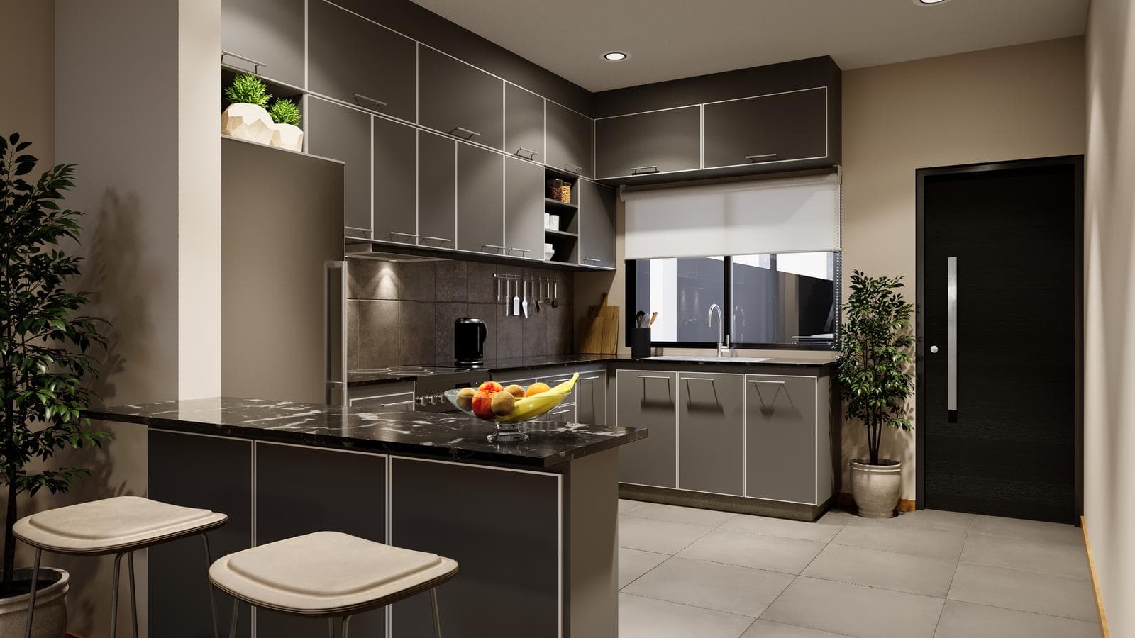 3-Room Duplex Apartment - Full Amenities
