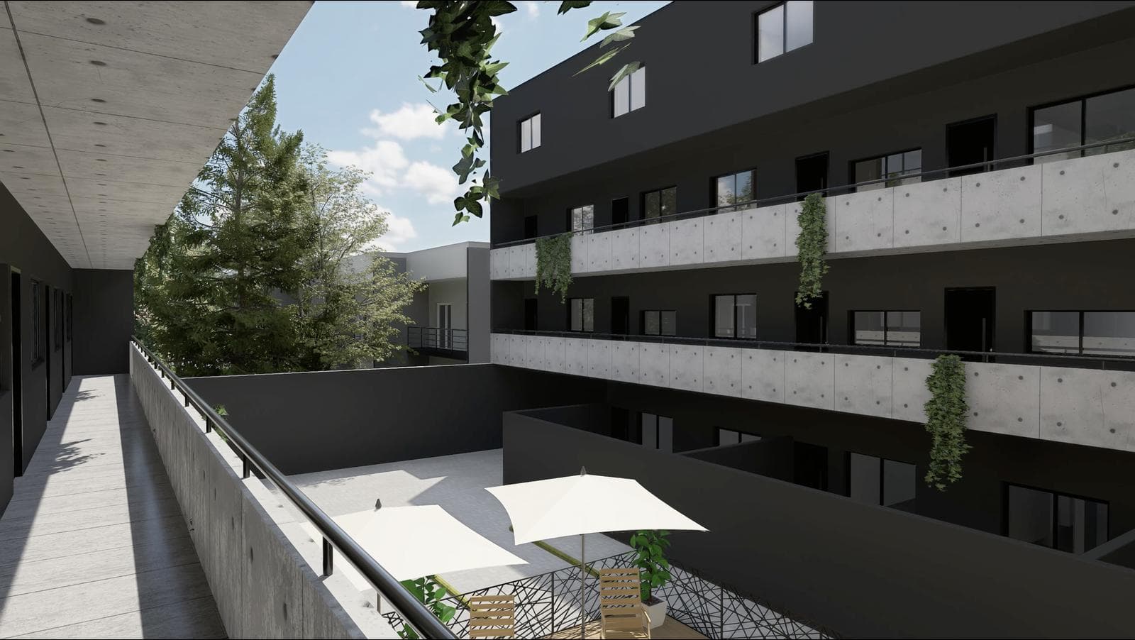 2-room apartment with a balcony—brand new