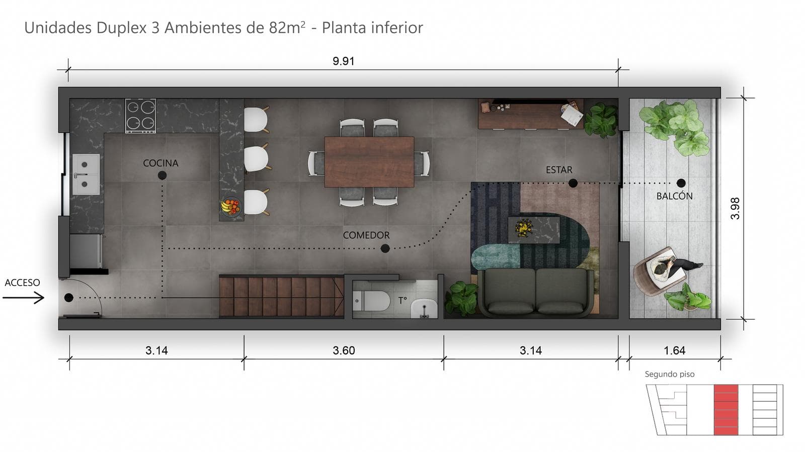 Brand-new, spacious 3-room apartment - Don Torcuato.