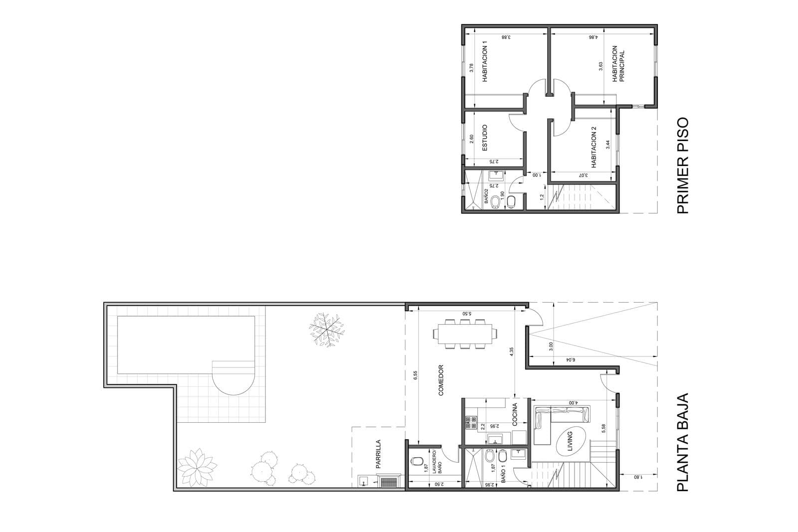 4-room house with a pool and garage for sale in Temperley