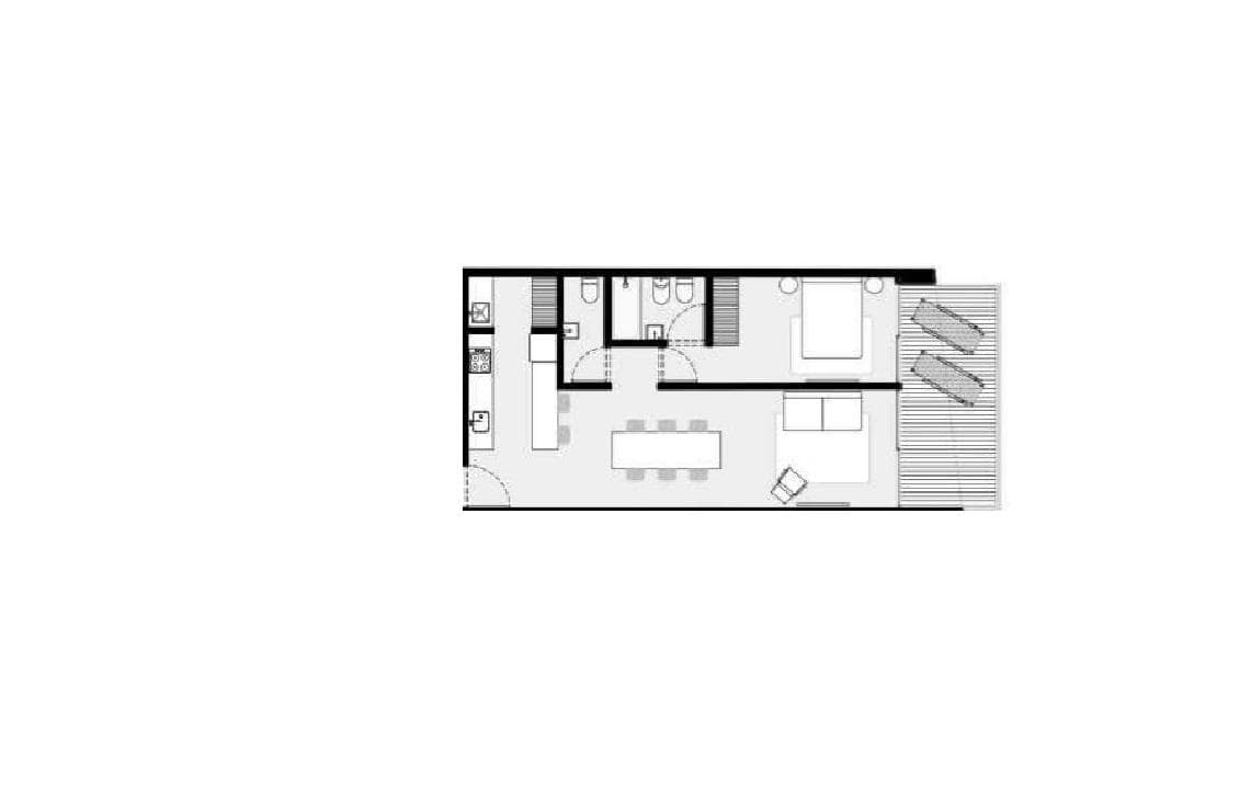 Two-room apartment for sale in Almagro