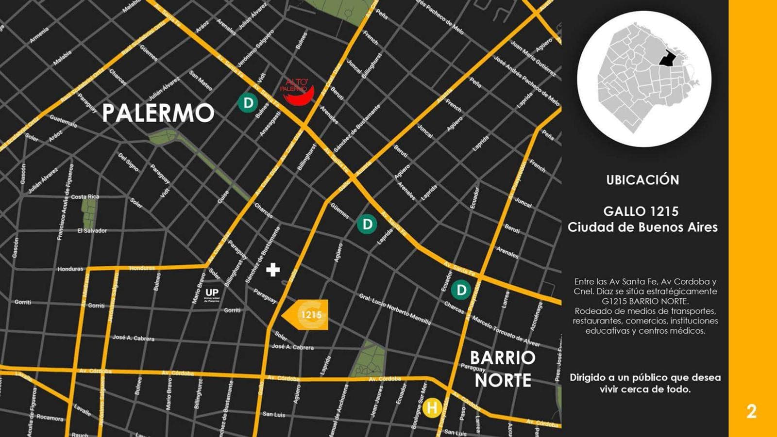 TWO-ROOM APARTMENT FOR SALE IN BARRIO NORTE