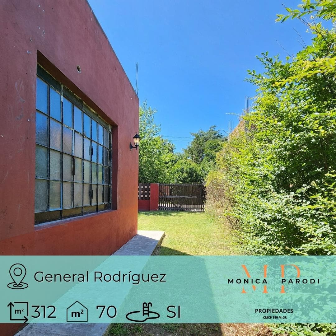 House for Sale in General Rodríguez – 70 m² with a Pool