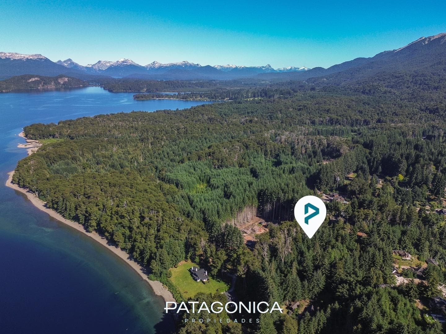 FOR SALE: 1,553 M2 LOT ON THE MANZANO PENINSULA, 50 M FROM THE BEACH - VILLA LA ANGOSTURA