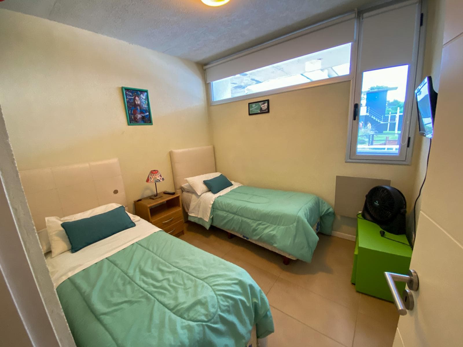 Apartment with amenities and services.