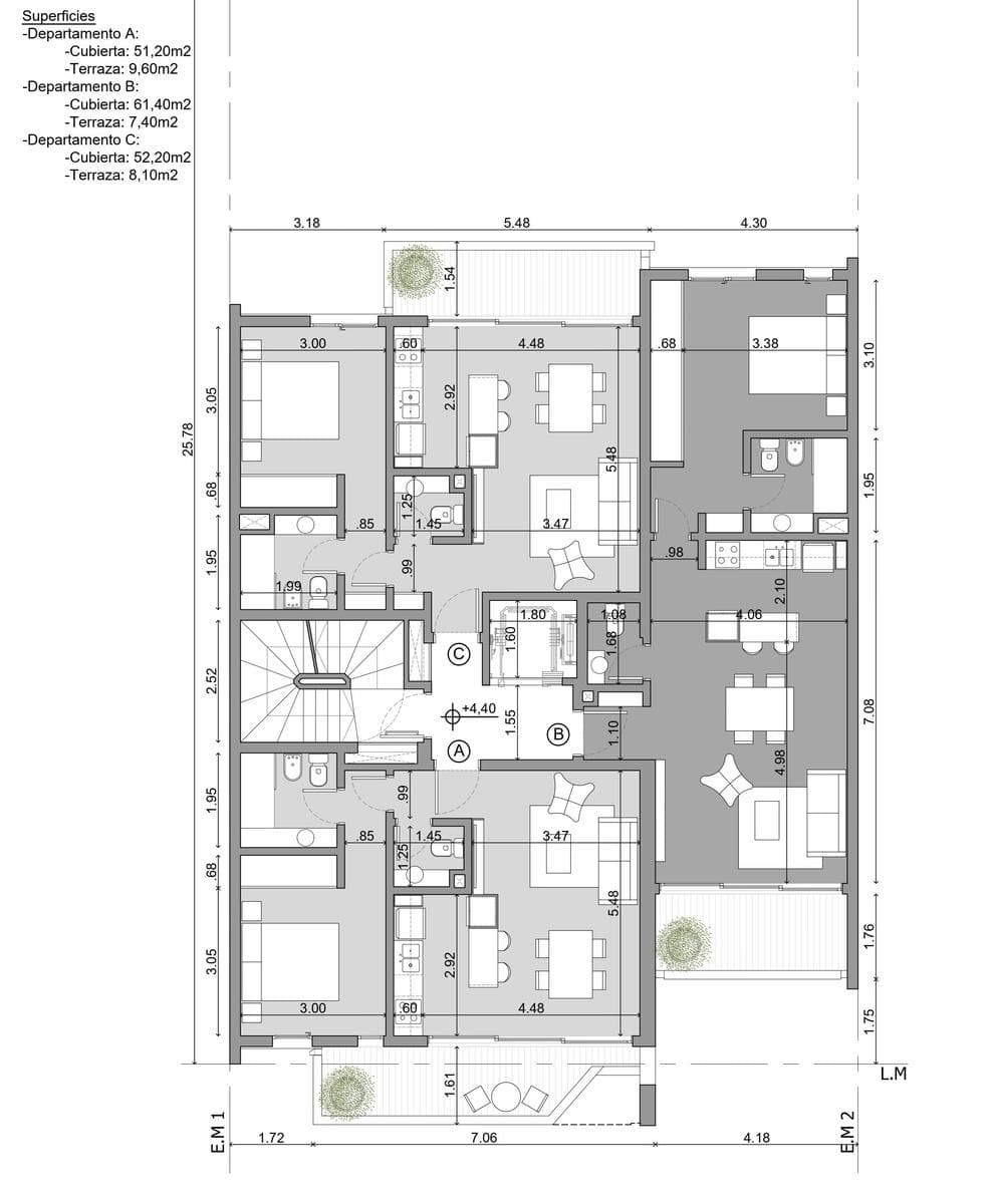 For Sale - 2-Room Apartment - Bonjo 12 Building - Chauvin