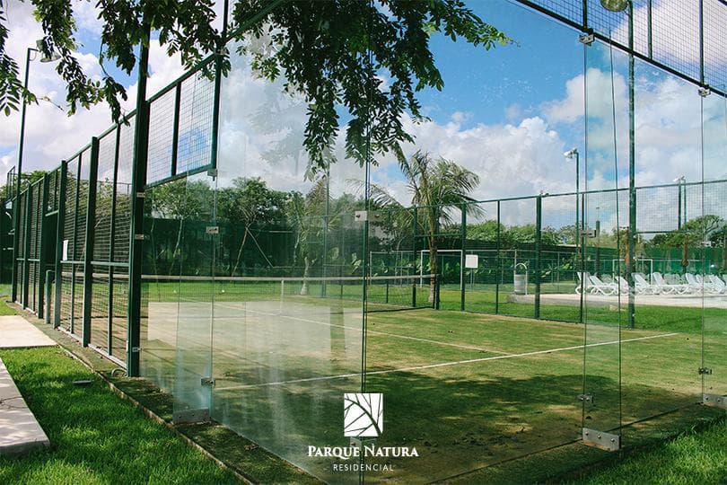 Residential lot on Privada Parque Natura Cholul with amenities