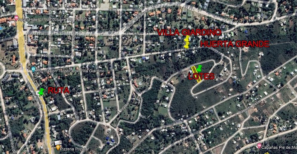 LAND FOR SALE IN HUERTA GRANDE PARQUE
