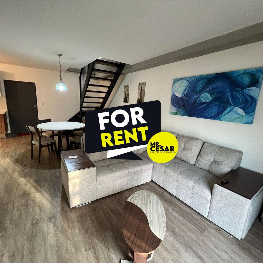 Two-story furnished apartment in Torre Hexus